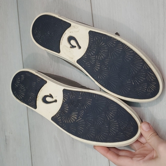 Olukai Womens Alohi Leather Loafer Slip on shoes sz 8 - Picture 10 of 12